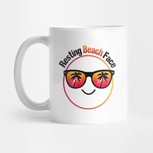 Resting Beach Face Mug